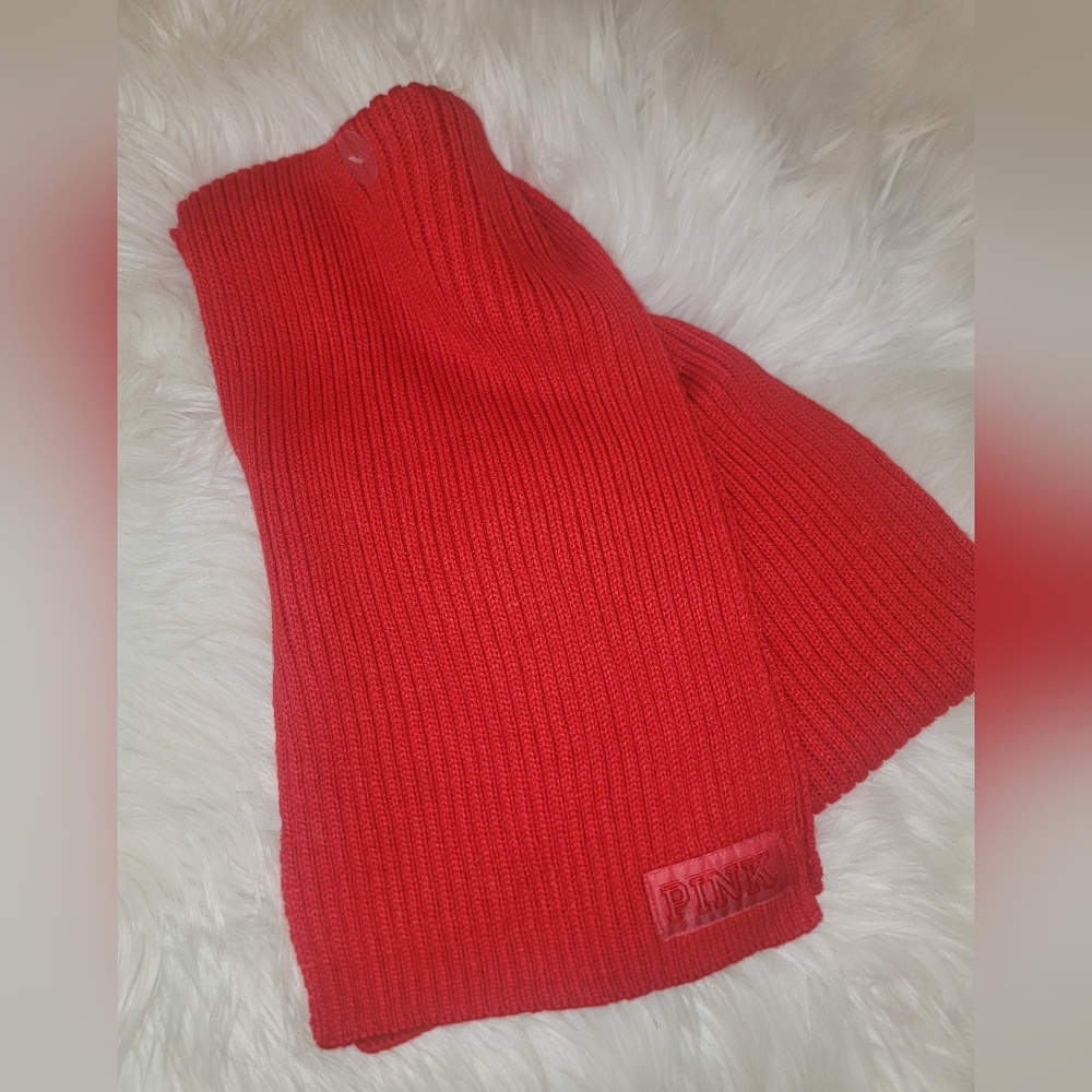 PINK Victoria's Secret Vibrant Red Scarf
